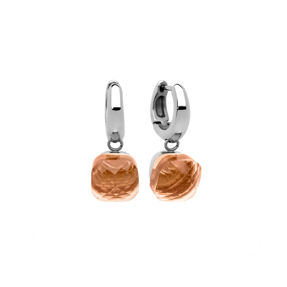 Серьги Qudo Firenze light peach 300099 BR/S