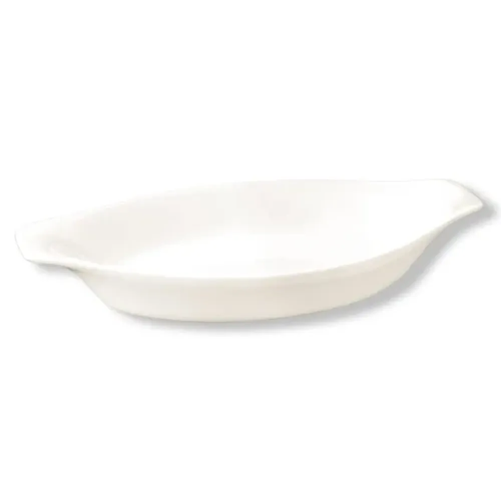 Блюдо овальное 21,5*11,5 см с ручками белое фарфор P.L. Proff Cuisine [9]