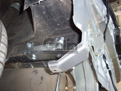 Фаркоп оцинкованный Galia N053C для Nissan Juke 2011- 2WD(паспорт и сертификат в комплекте)(без электрики)