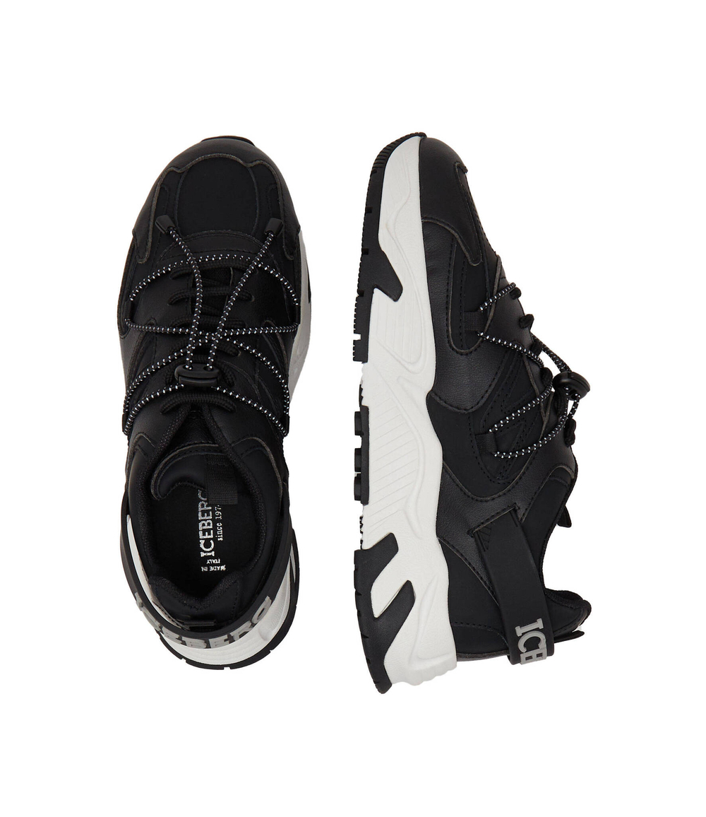 Кожаные кроссовки Iceberg - черный(IU165201)