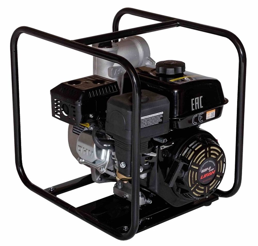 Мотопомпа бензиновая Lifan 80ZB30-4.8Q Eco - для чистой воды [80 мм | 48 м³/ч | 800 л/мин]