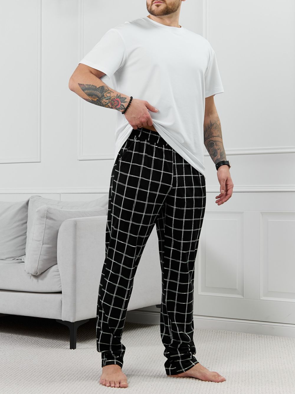 Брюки мужские Тор-1.1 Виотекс КЛЕТКА ЛИНЕАРНАЯ