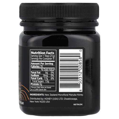 Manuka Doctor, монофлорный мед манука, MGO 625+, 250 г (8,75 унции)