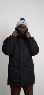 Парка мужская зимняя "Минимал" черная