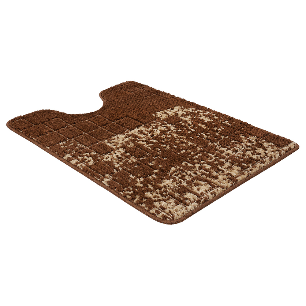 Коврик д/туалета Shahintex Vintage  60*80 шоколадный (01)