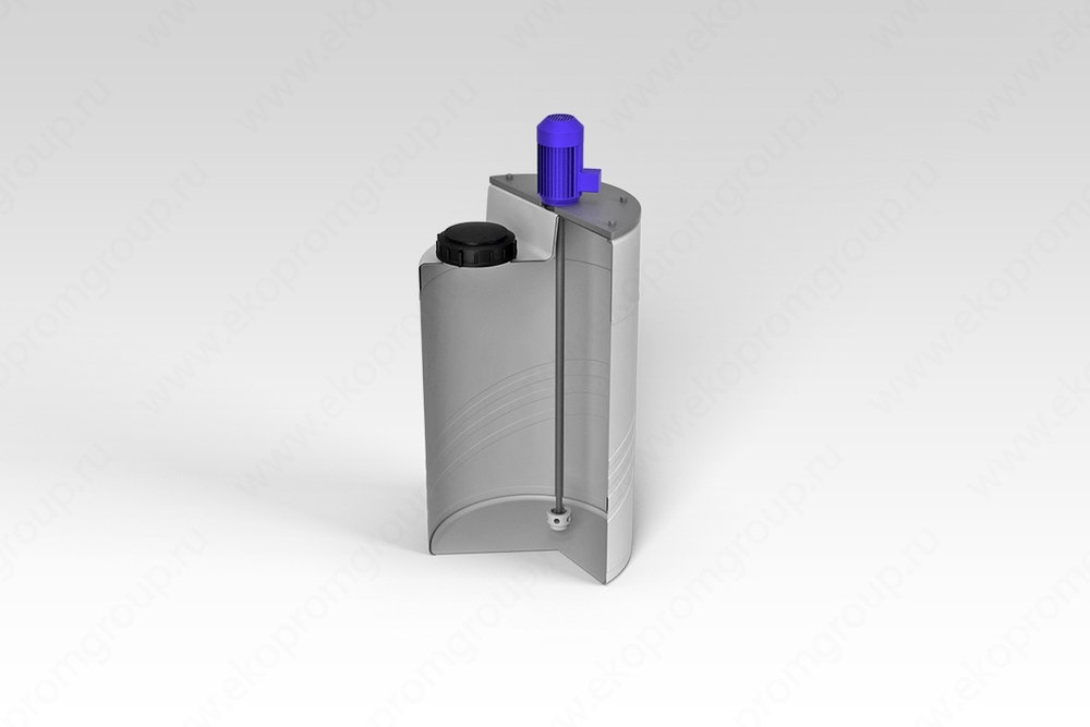 Емкость пищевая ЭкоПром дозировочная с турбинной мешалкой 100 л. вертикальная (47x47x102см;белый) - арт.555697