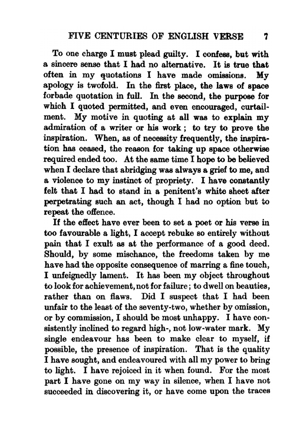 Five Centuries of English Verse. volume 1 | W. Stebbing