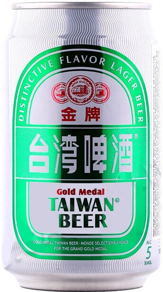 Пиво Тайвань Бир Голд Медал / Taiwan Beer Gold Medal 0.33л - 24шт