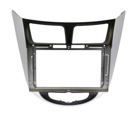 Комплект рамки с разъёмами 9" Hyundai Solaris 1 2010-2017 - Car-Smart 7011