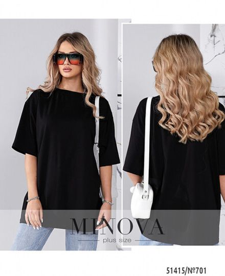 Футболка 701-черный Minova Фото 1