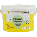 Vetonit LR pasta brilliant, 5 кг (3 л). Суперфинишная шпаклевка под окраску