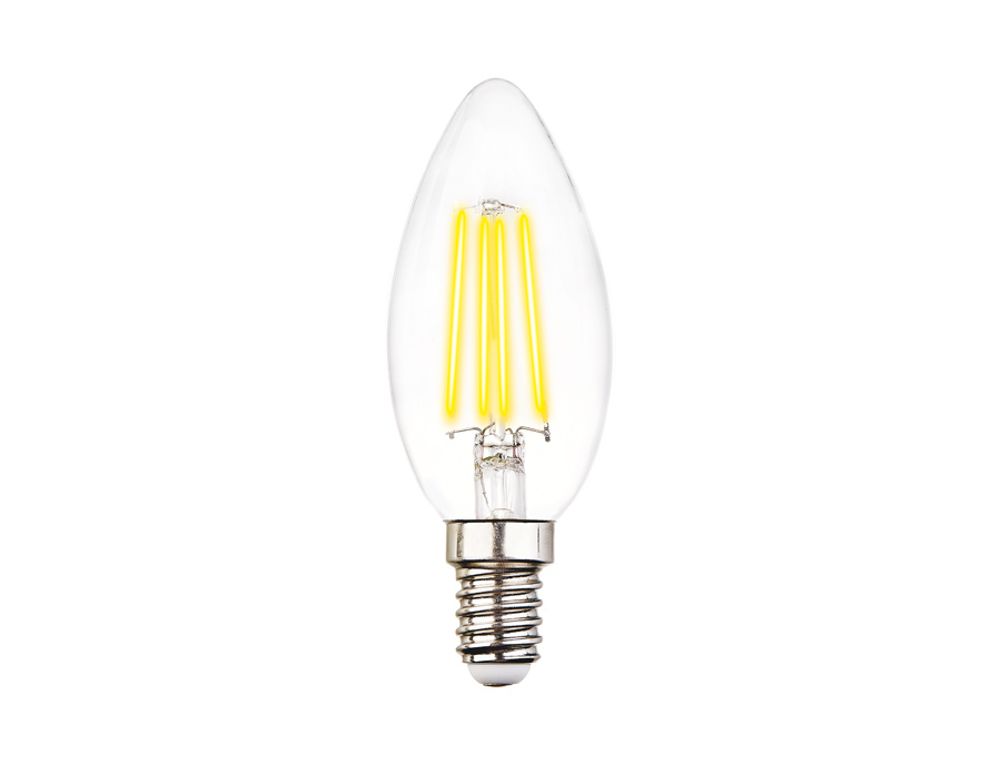 Светодиодная лампа Filament LED C37-F 6W E14 3000K (60W)