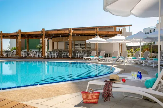 Стул пластиковый Palma, белый, тортора