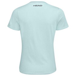 Женская теннисная футболка Head Club Lara T-Shirt - sky blue