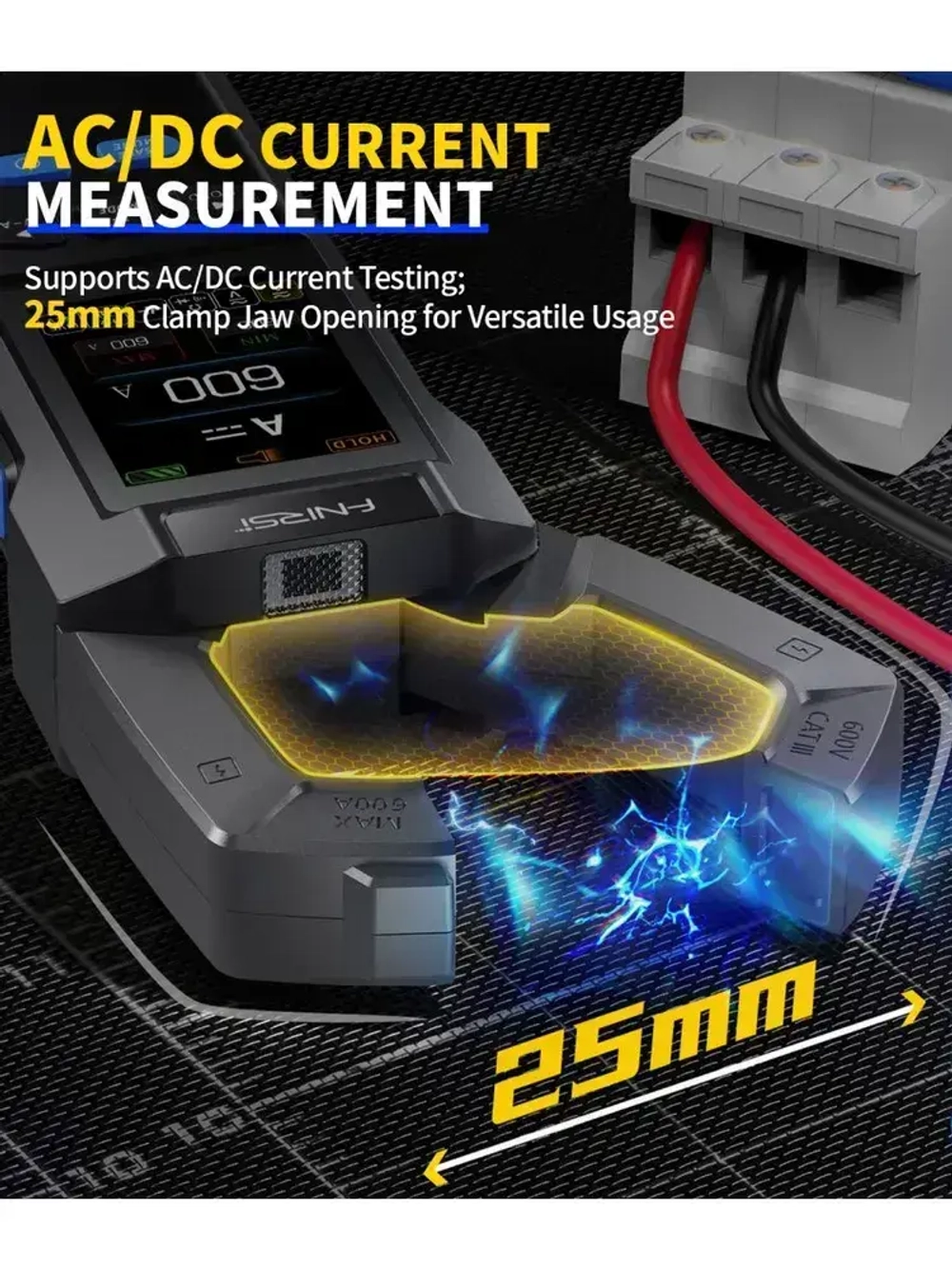 Мультиметр цифровой (токовые клещи) FNIRSI DMС-100