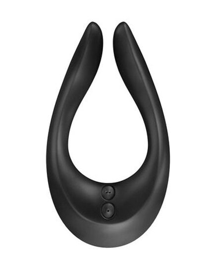 Чёрный многофункциональный стимулятор для пар Satisfyer Endless Joy