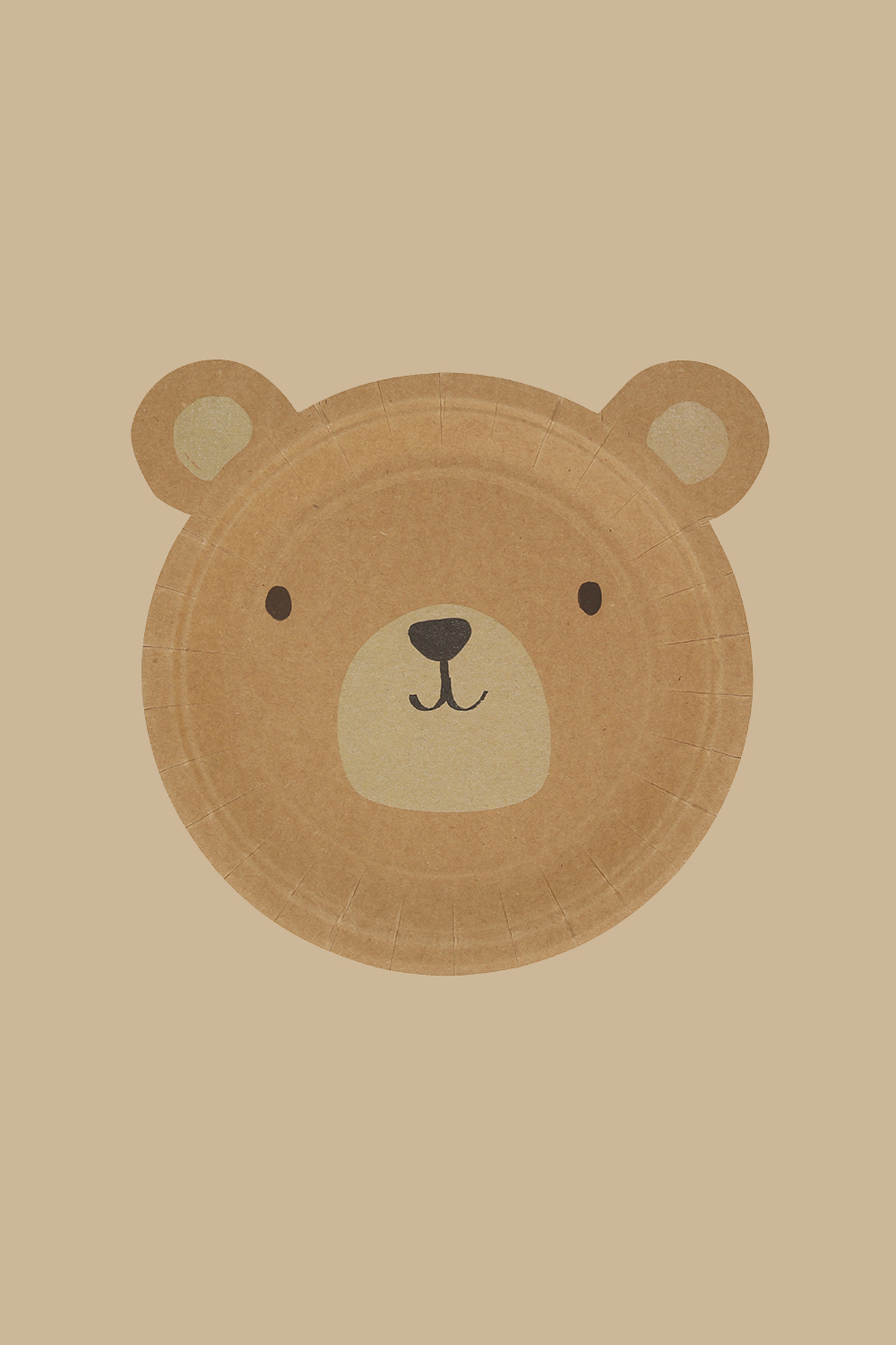 Тарелки с изображением медведя Приключения в кемпинге (в наборе 8 шт)