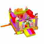 Коммерческий надувной батут «Сладкий замок» без горки, 3,5*3*2,3 м