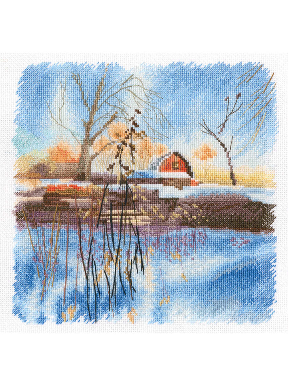 Коллекция:	Пейзаж¶Название по-английски:	Frost and sun¶Название по-русски:	Мороз и солнце¶Размер кад