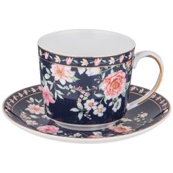 ЧАЙНЫЙ СЕРВИЗ LEFARD "GRACE" НА 6 ПЕР. 14 ПР. СИНИЙ (КОР=3НАБ.)