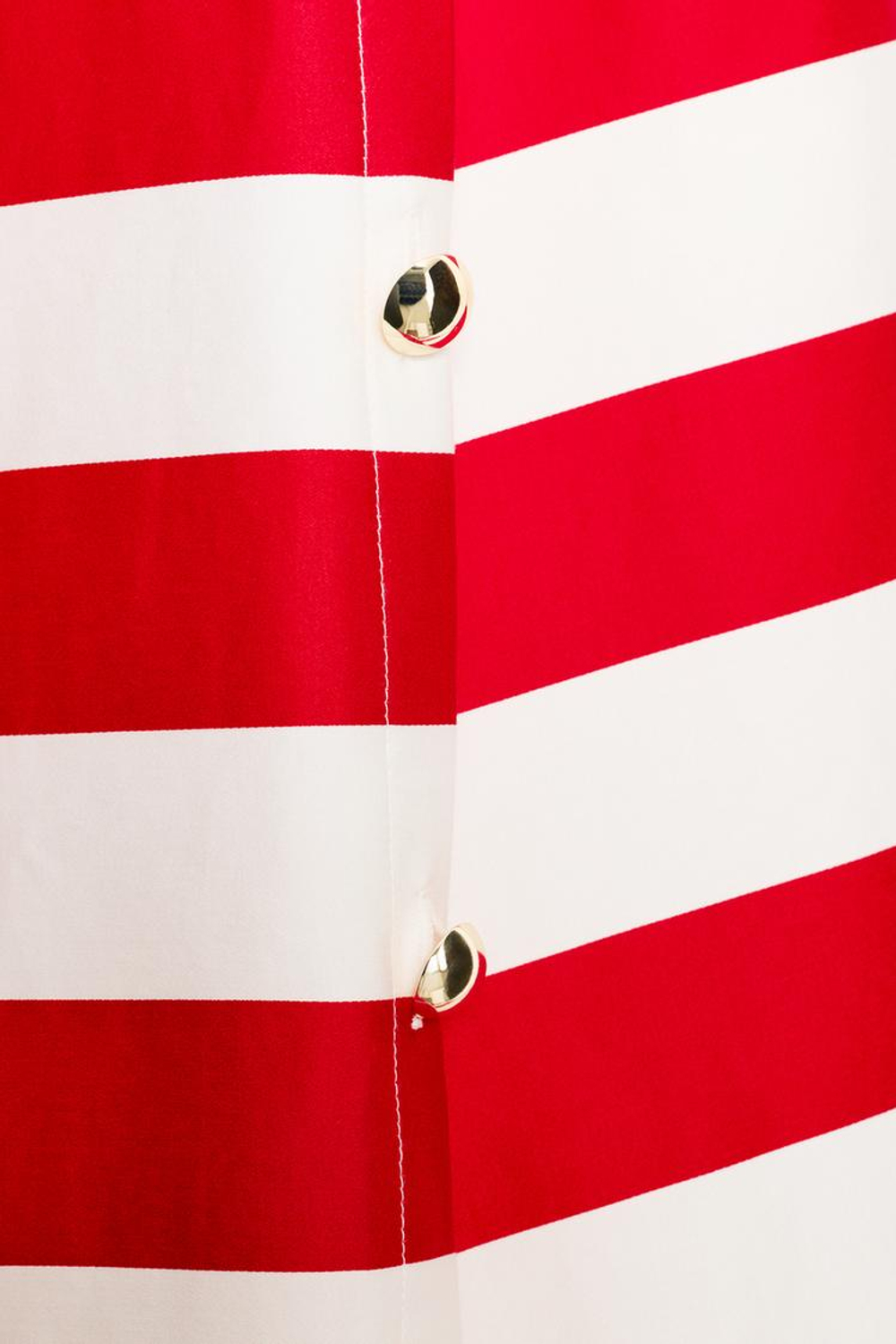 ZARA МИНИ-ПЛАТЬЕ В ПОЛОСКУ, БЕЛЫЙ/КРАСНЫЙ