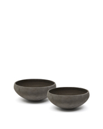 Набор из 2 кашпо Nura цемент терракотового цвета  Ø55 см