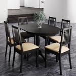 Стул деревянный PORTO 2, черное дерево + ткань №108