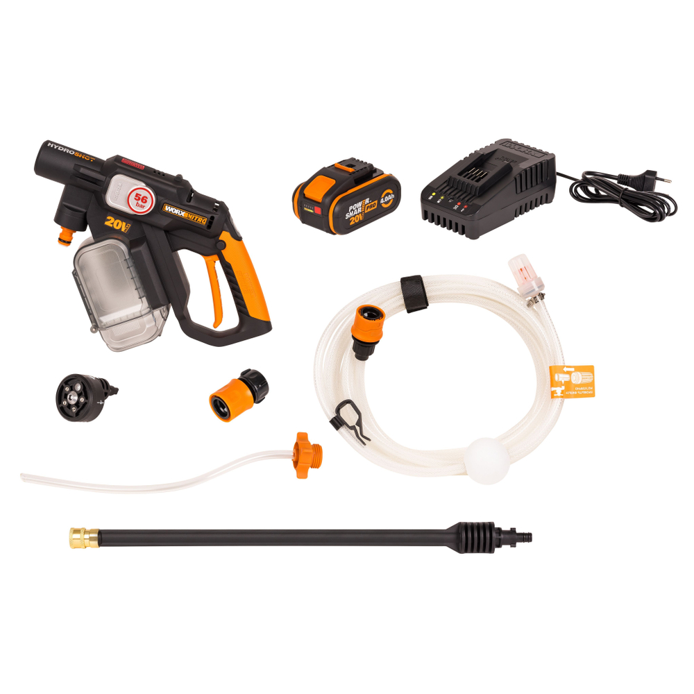 Аккумуляторная мойка высокого давления бесщёточная WORX WG633E