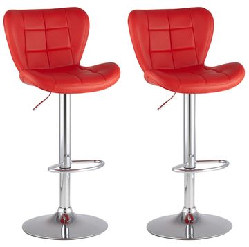 Стул барный ПОРШЕ красный NP (набор 2 шт)