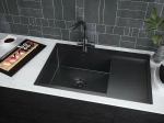 Смеситель для кухни Paulmark Essen Es213011-GM Вороненная сталь