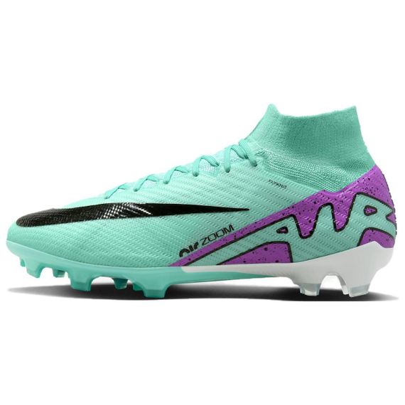 NIKE Mercurial Superfly 9 - футовые ботинки Низки, Ультрабиржевой/Черный/Белый/Механический Дизайн, Мужские
