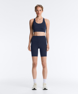 OYSHO Легинсы-велосипедки Comfortlux с высокой посадкой длиной 20 см, синий