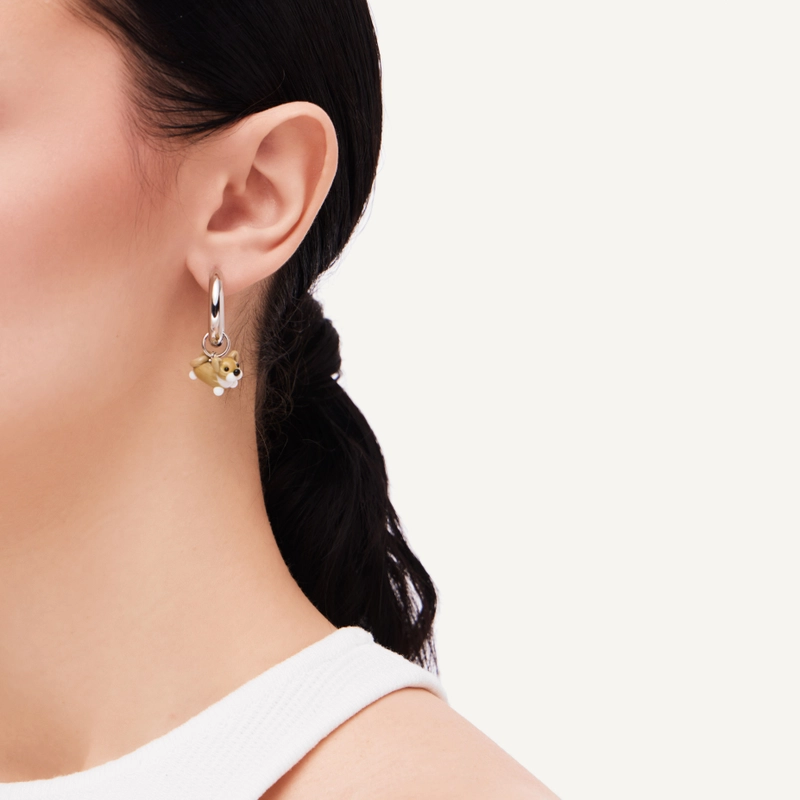 Серьги Мой Любимый Пушистик – Серебро, Кошка