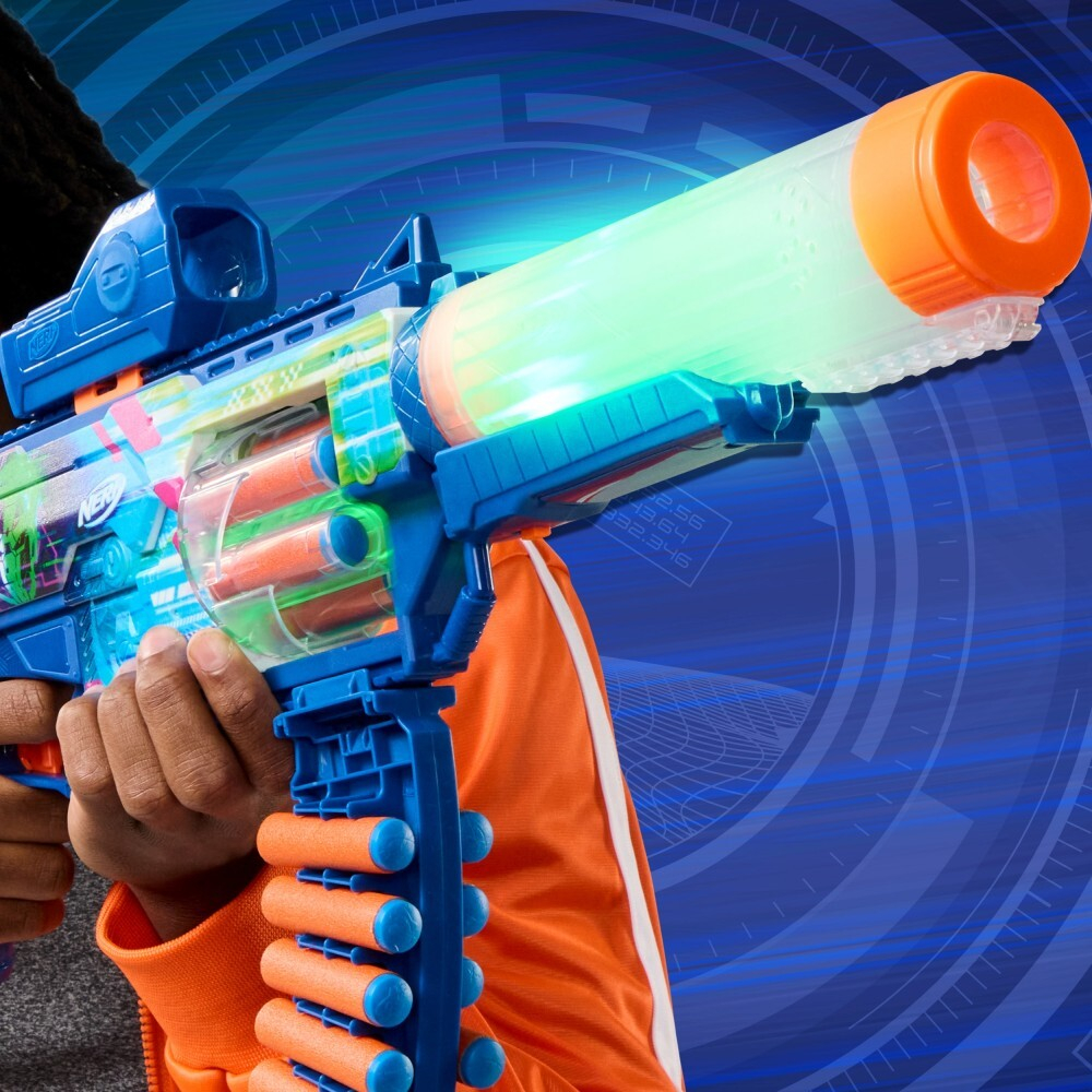 Hasbro Nerf Loadout - Бластер CYBERLIGHT GHOST + 24 стрелы G1824