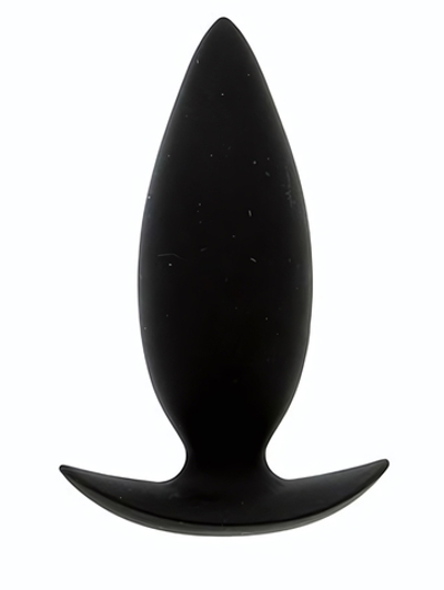 Малая анальная пробка BOOTYFUL ANAL PLUG SMALL - 9,5 см. (Цвет: черный)