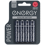 Батарейка алкалиновая Energy Power LR03/4B (AAA) (4шт на блистере) (107042)