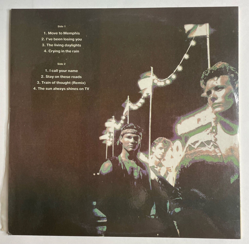 Винтажная виниловая пластинка LP Headlines And Deadlines The Hits Of A Ha Vol 1 (Россия 1992)