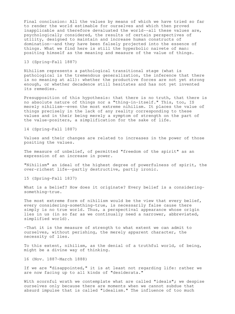 The will to power | Ф. Ницше