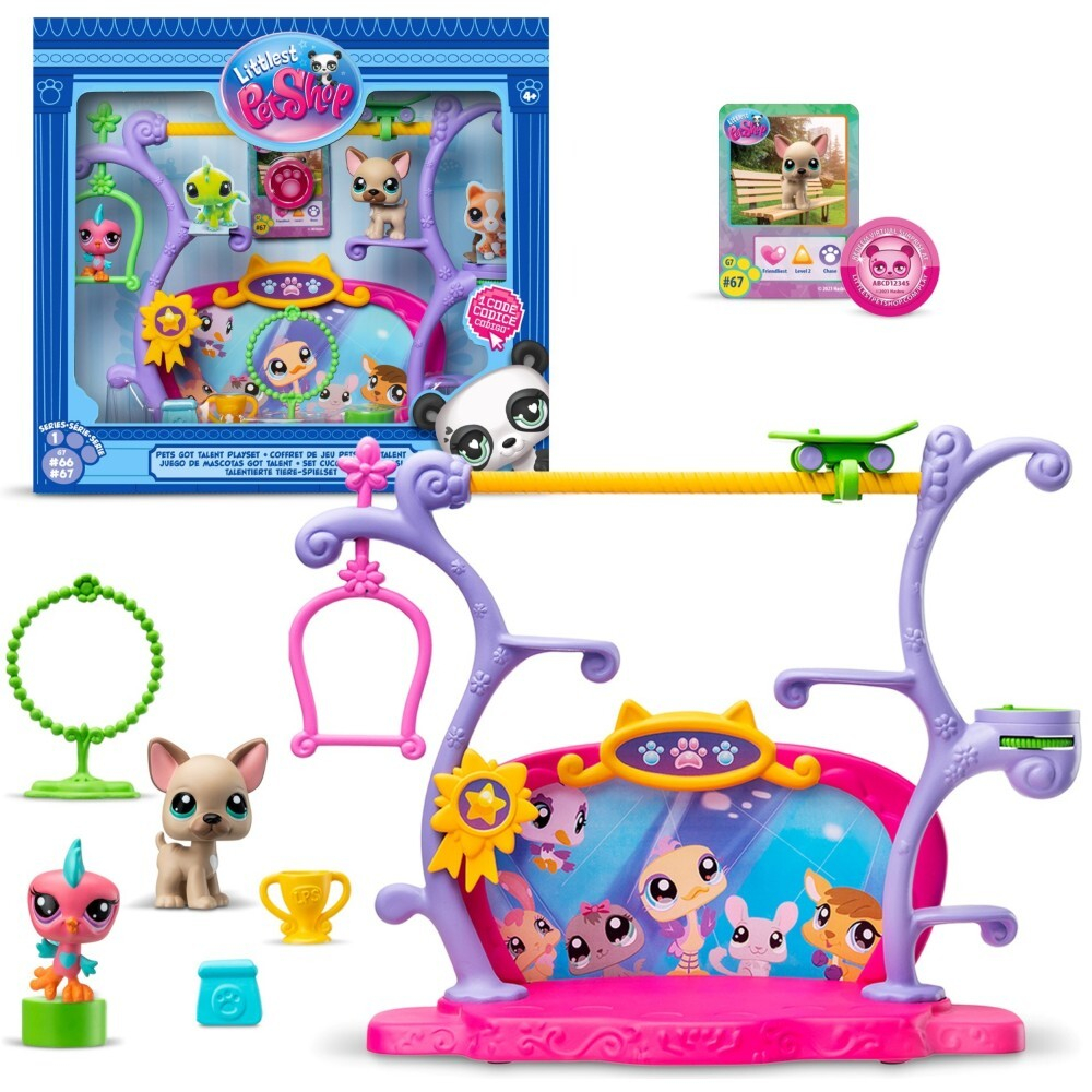 Littlest Pet Shop - Pets have talent Набор со сценой + 2 фигурки LPS00558 / артикул   LPS00558  / GTIN 885561005585