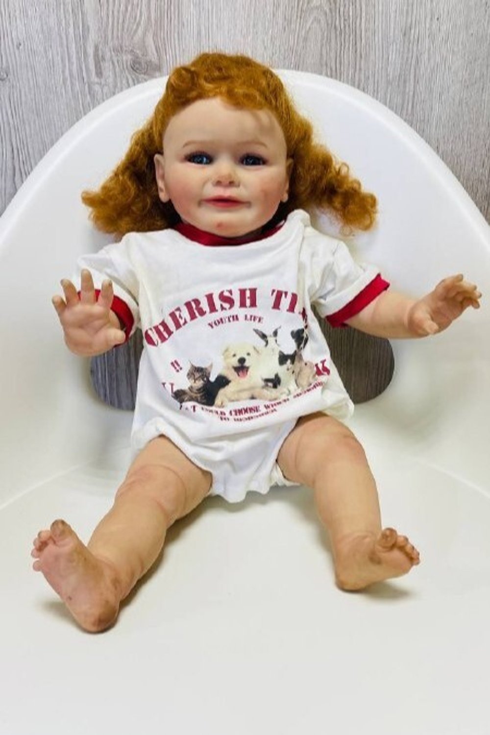 УЦЕНКА1 Кукла Реборн мягконабивная 60см в пакете (FA-601)