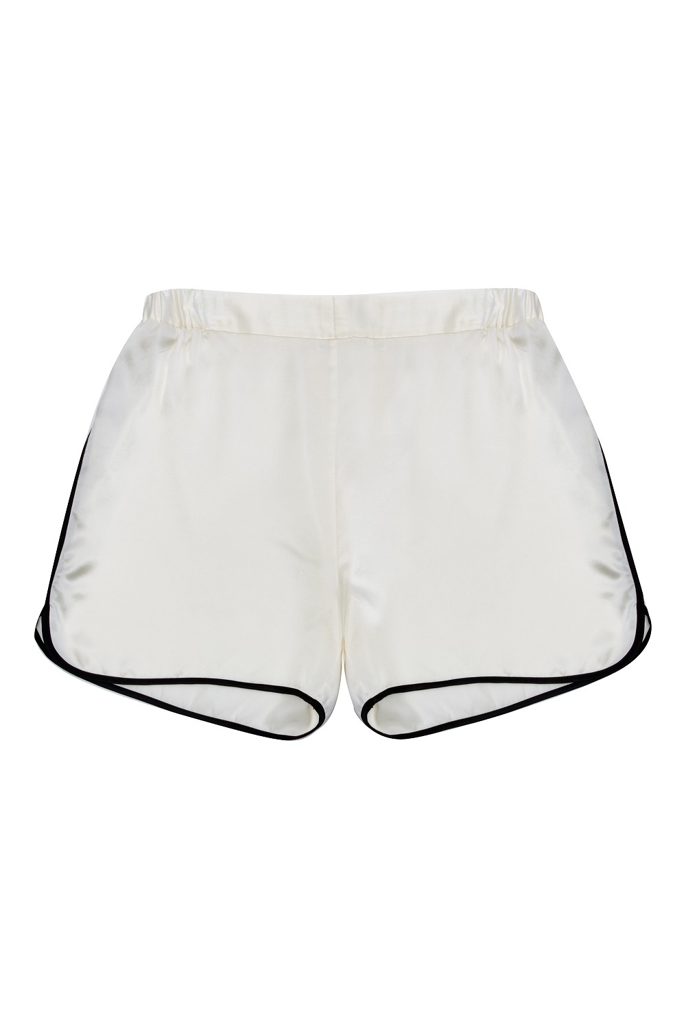 Шорты шелковые Gingerlily Shorts слоновая кость