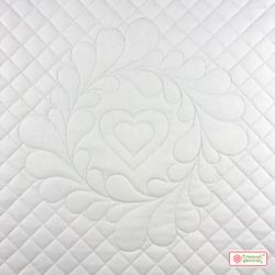 Шаблон для стежки  и аппликации "Перышки" (арт. T43)