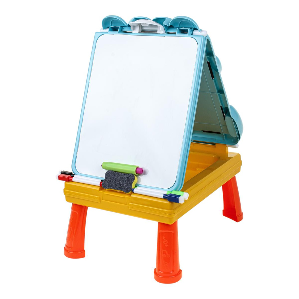 Мольберт 2-ух сторонний, пенал 28,5*10*38,5 см. коробка 819-22M