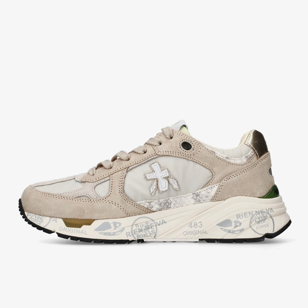 Комбинированные кроссовки Premiata Mase-d 8116 на шнуровке