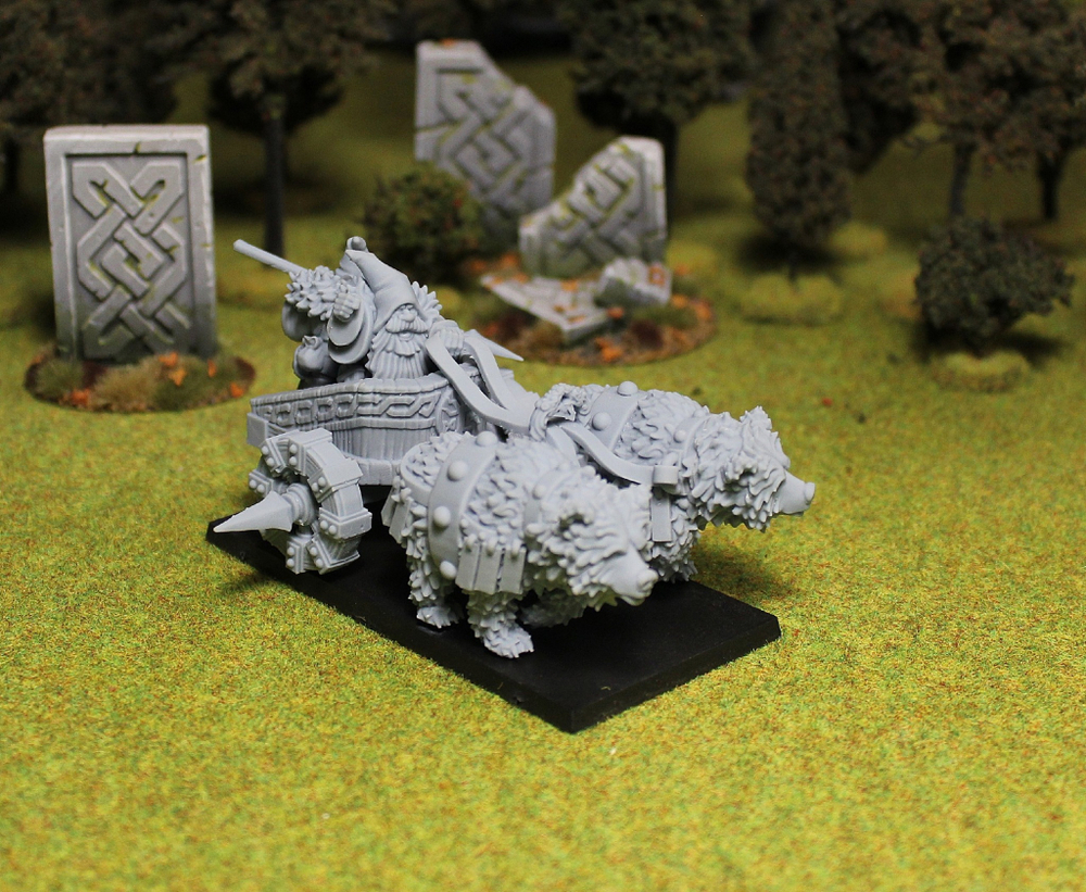 Dwarfs Forest Chariot