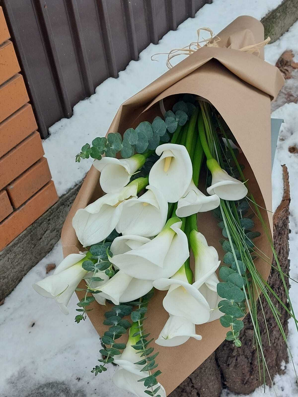 Букет из 15 калл