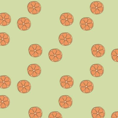 мандарины на светло зелёном фоне