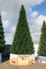 Ограждение для Ствольной уличной искусственной елки