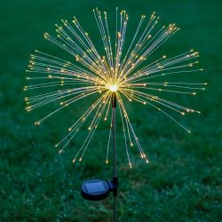 USL-S-837-PT900 FIREWORK Садовый светильник на солнечной батарее Фейерверк. 150 светодиодов. Теплый белый свет. 1xAА Ni-Mh аккумулятор в-к. IP44. TM Uniel