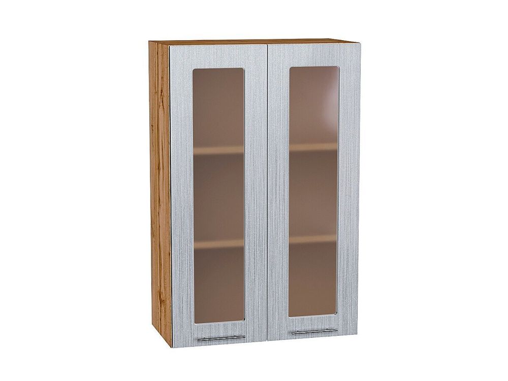 Шкаф верхний с 2-мя остекленными дверцами Валерия-М